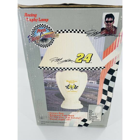 Jeff Gordon Racing #24 World Class Trophy Team Lamp RARE NOS Nascar VINTAGE - Picture 2 of 11
